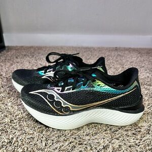 Saucony Endorphin Pro 3 Women’s Size 9 Running Shoes Black Goldstruck S10755-10